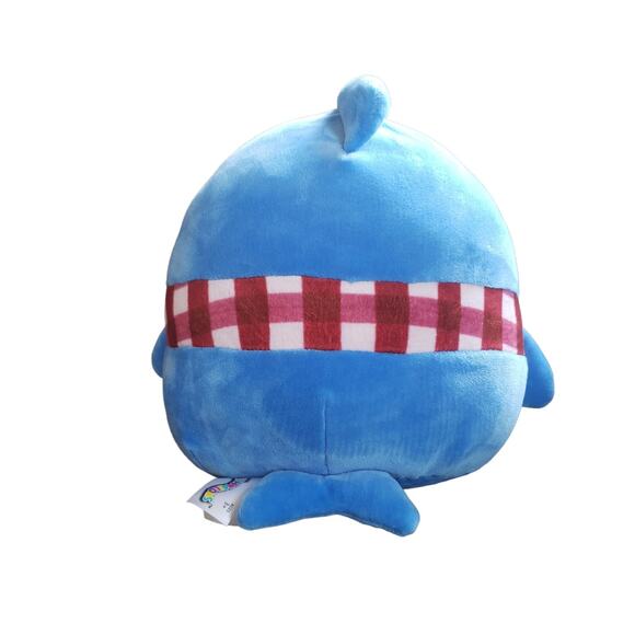 Kellytoy Squishmallows Ray The Blue Shark with Scarf, 8" Plush No Tag - Picture 5 of 6